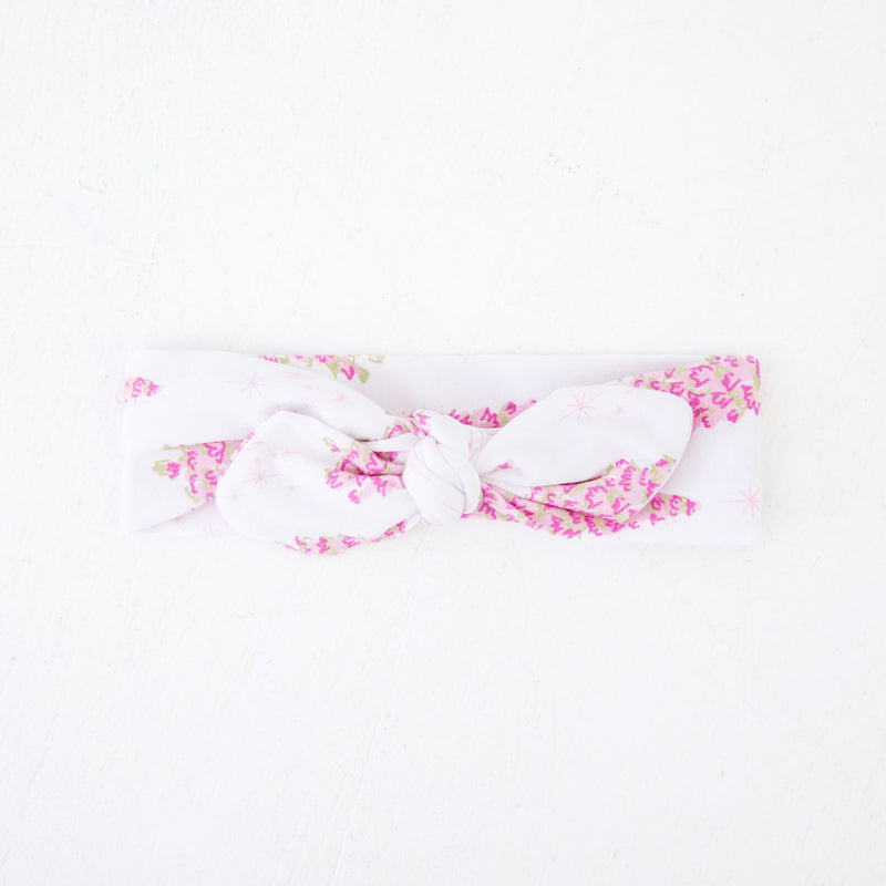 All Spruced Up Topknot Headband - Pink