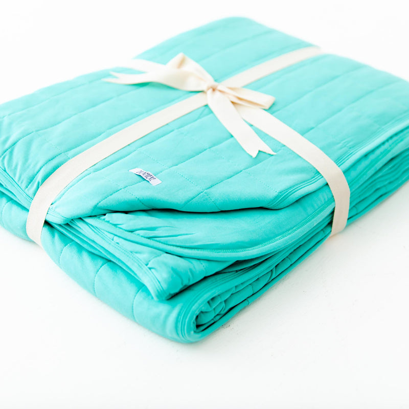 Antigua Quilted Adult Bamboo Blanket - Three Layer