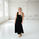Onyx Women's Smocked Ruffle Tank Dress