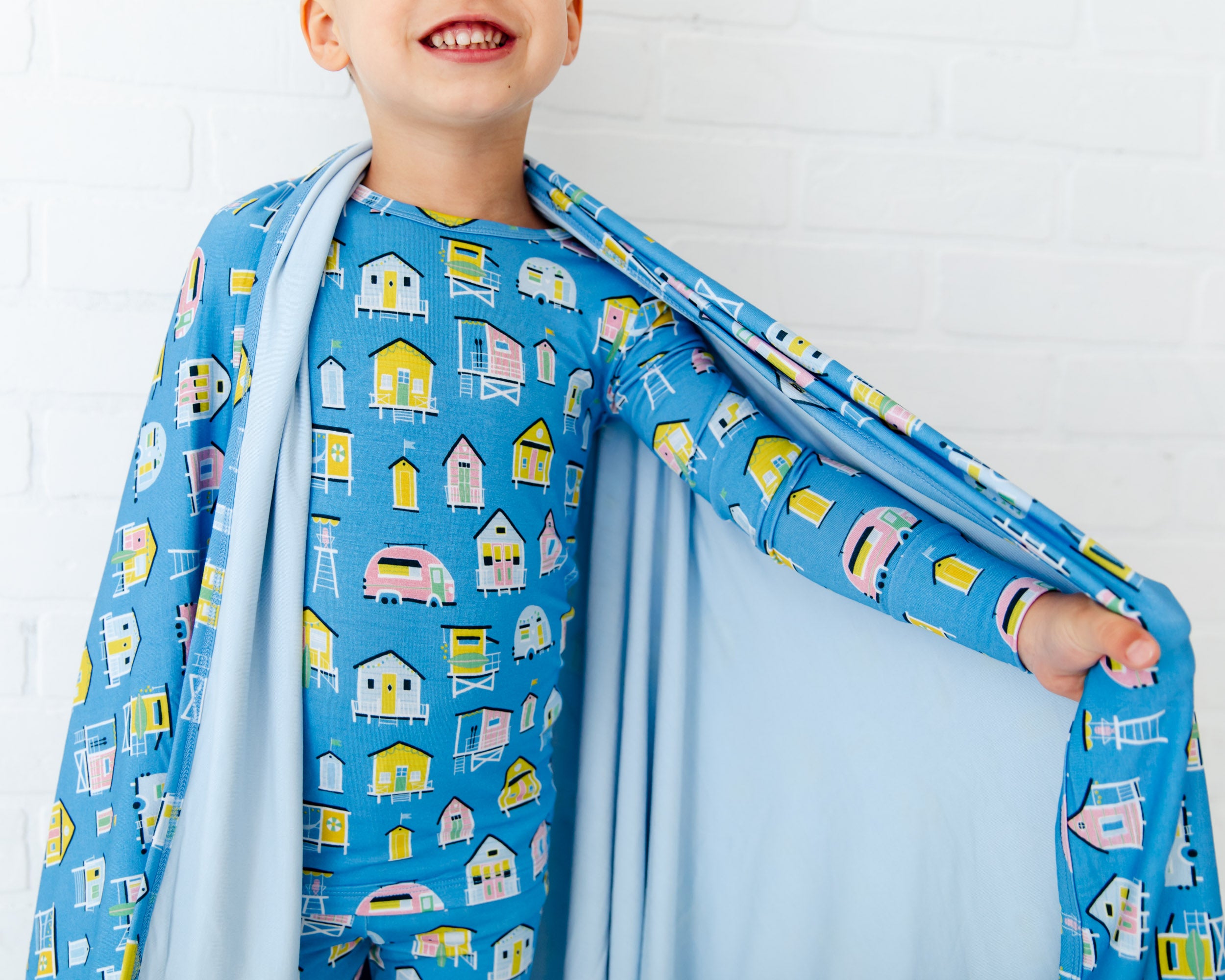 Gone Coastal Two-Piece Pajamas Set for kids | Dreamiere