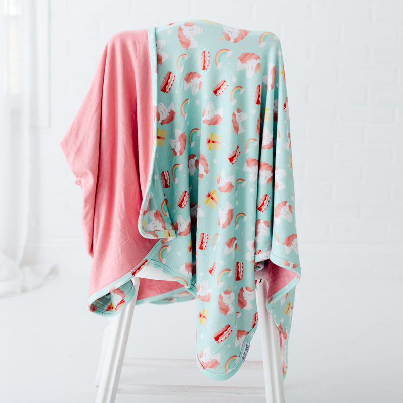 Unicorn Daydreams Reversible Blanket