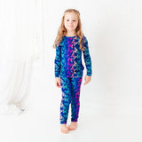 Social Butterfly Two Piece Pajamas Set