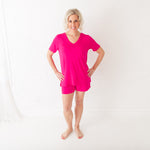 Malibu Women's V-Neck and Shorts Set