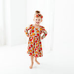 Caramelt Your Heart Long Sleeve Twirler Dress
