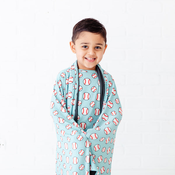 Batter Up Two Piece Pajamas Set