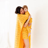 Bumble and Kind Quilted Children's Bamboo Blanket