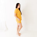 Bumble and Kind Women's V-Neck and Shorts Set