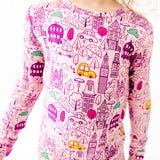 City Chic Two Piece Pajamas Set