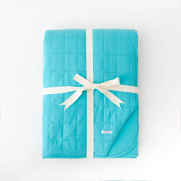 Curacao Quilted Adult Bamboo Blanket - Three Layer