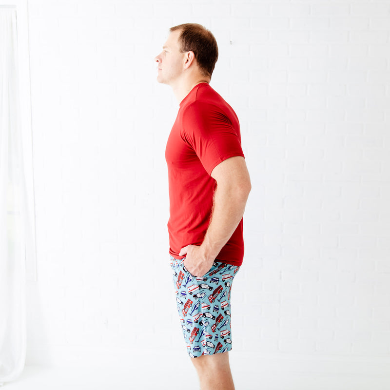First REST-Ponders Men's Sleep Shorts and Tee