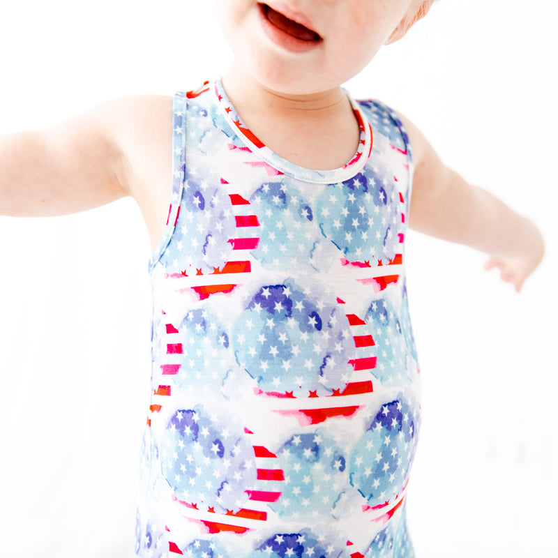 Young, Wild & Free Shortie Tank Romper
