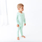 Frosted Mint Convertible Footie