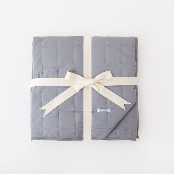 Dolphin Quilted Children's Bamboo Blanket