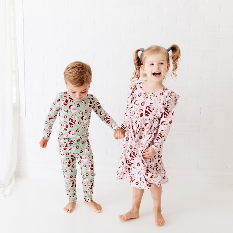 We Believe Two Piece Pajamas Set - Wintergreen
