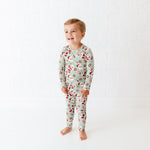 We Believe Two Piece Pajamas Set - Wintergreen