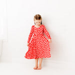 Love To The Rescue Long Sleeve Twirler Dress