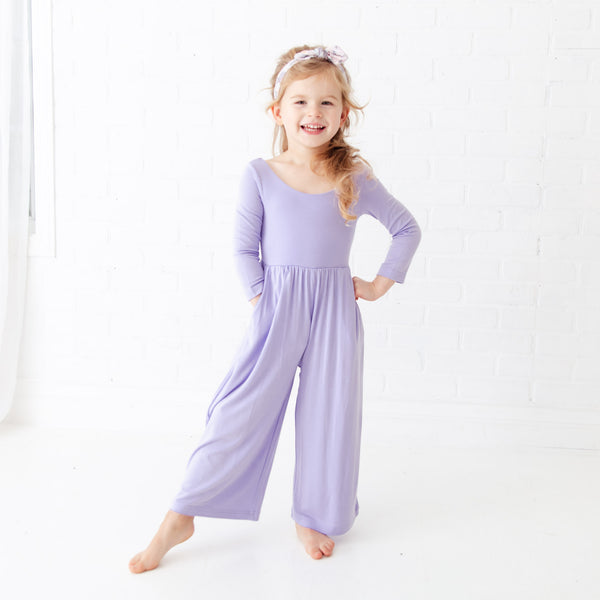 Lavender Leggy Romper