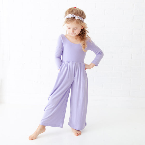 Lavender Leggy Romper