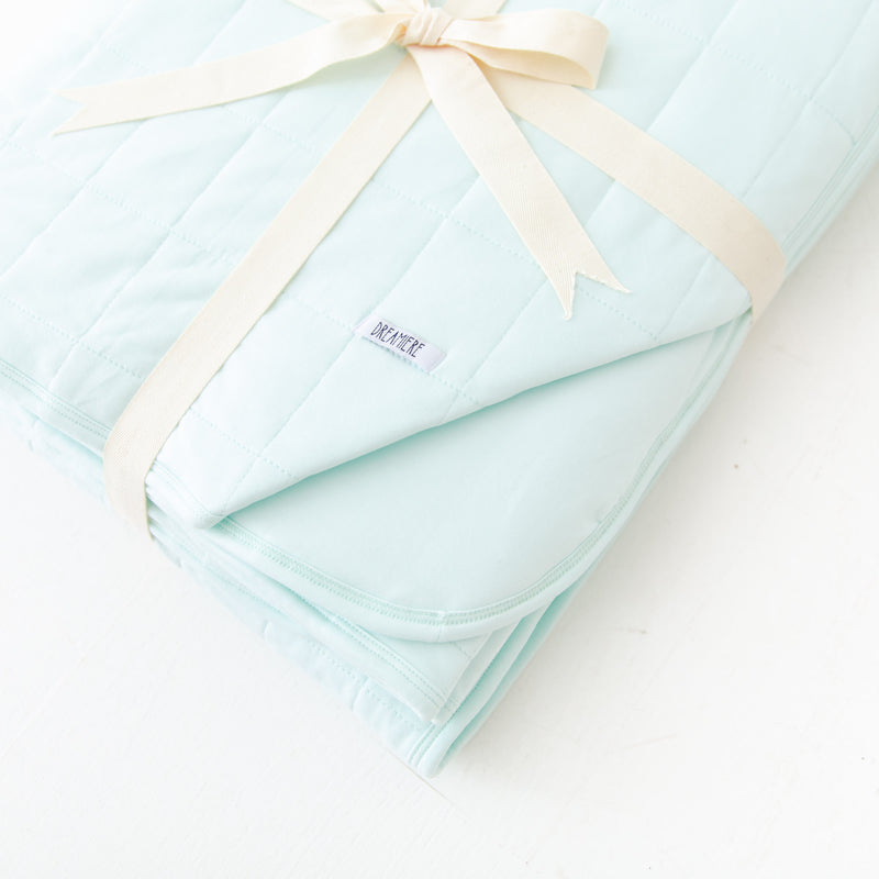Saltwater Quilted Adult Bamboo Blanket - Three Layer
