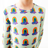 Slumber Over The Rainbow Two Piece Pajamas Set