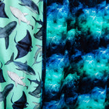 Making Waves/The Shark Side Reversible Blanket