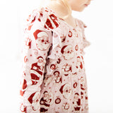 We Believe Long Sleeve Twirler Dress - Frosty Pink