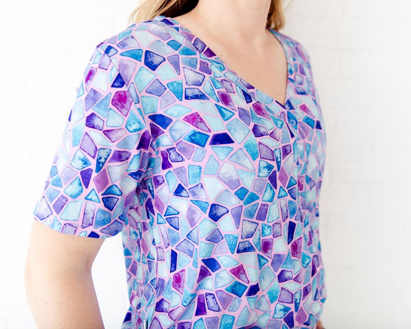 Mosaic Miracles Women's Short Sleeve Loungewear