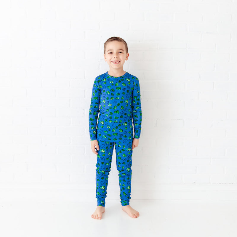 Shamrock and Roll Two Piece Pajamas Set
