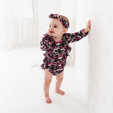 Bad To The Bows Long Sleeve Bubble Romper