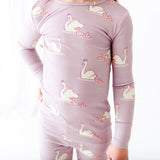 Swan Of A Kind Two Piece Pajamas Set