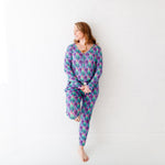 Electric Blooms Women's Long Sleeve Loungewear