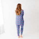 Electric Blooms Women's Long Sleeve Loungewear