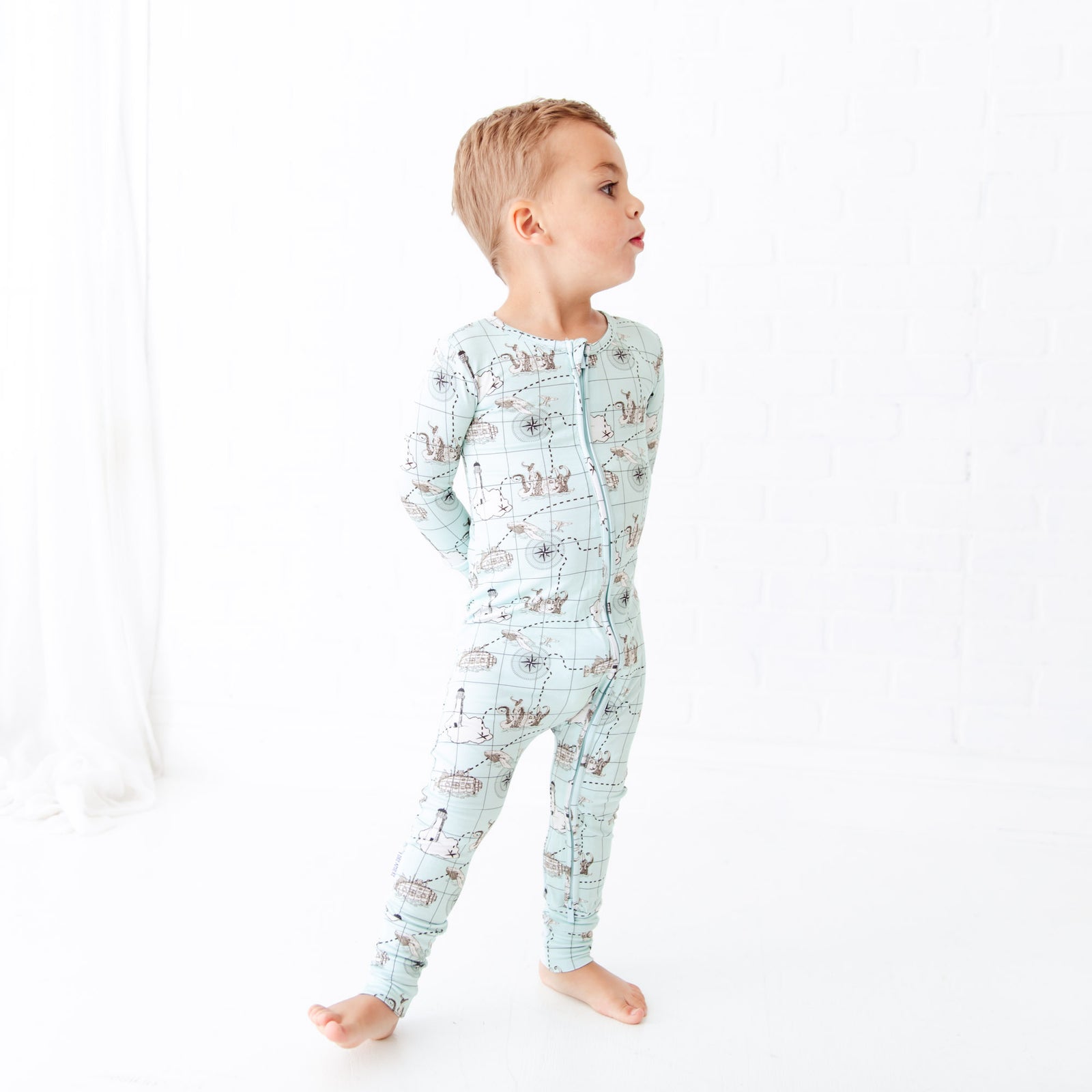 Treasure Nap Kids Bamboo Footie Pajamas | Dreamiere