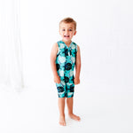 Turtley Awesome Shortie Hooded Romper