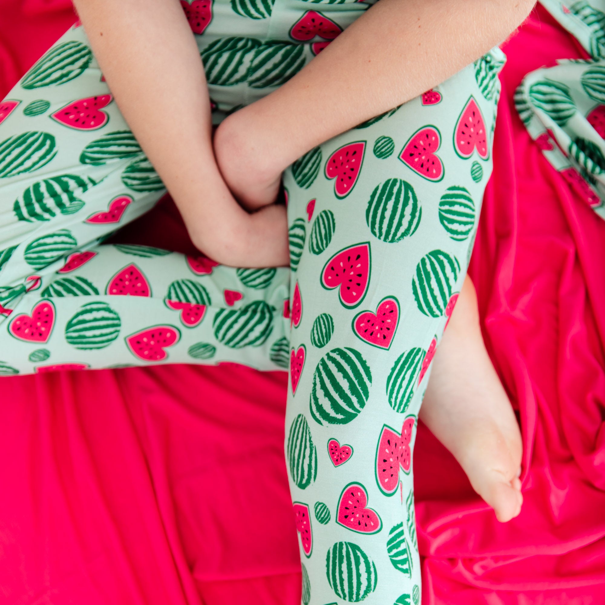 One in a Melon Short Sleeve Two-Piece Pajamas | Dreamiere