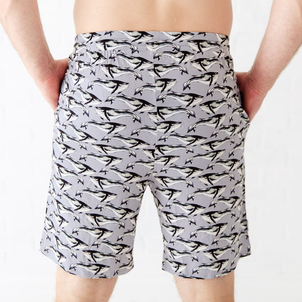 Whale Hello There Men's Sleep Shorts