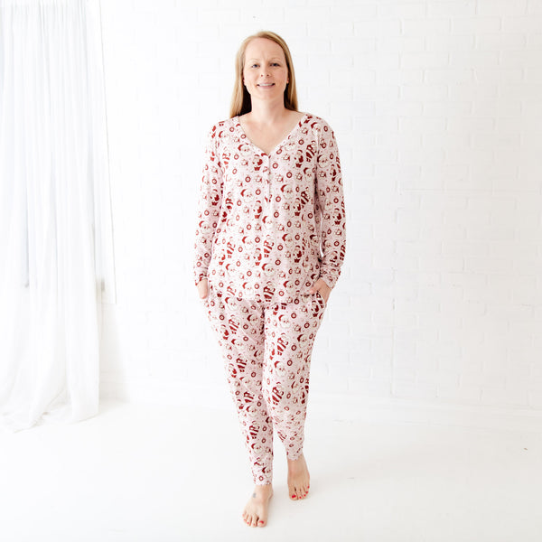 We Believe Women's Long Sleeve Loungewear - Frosty Pink